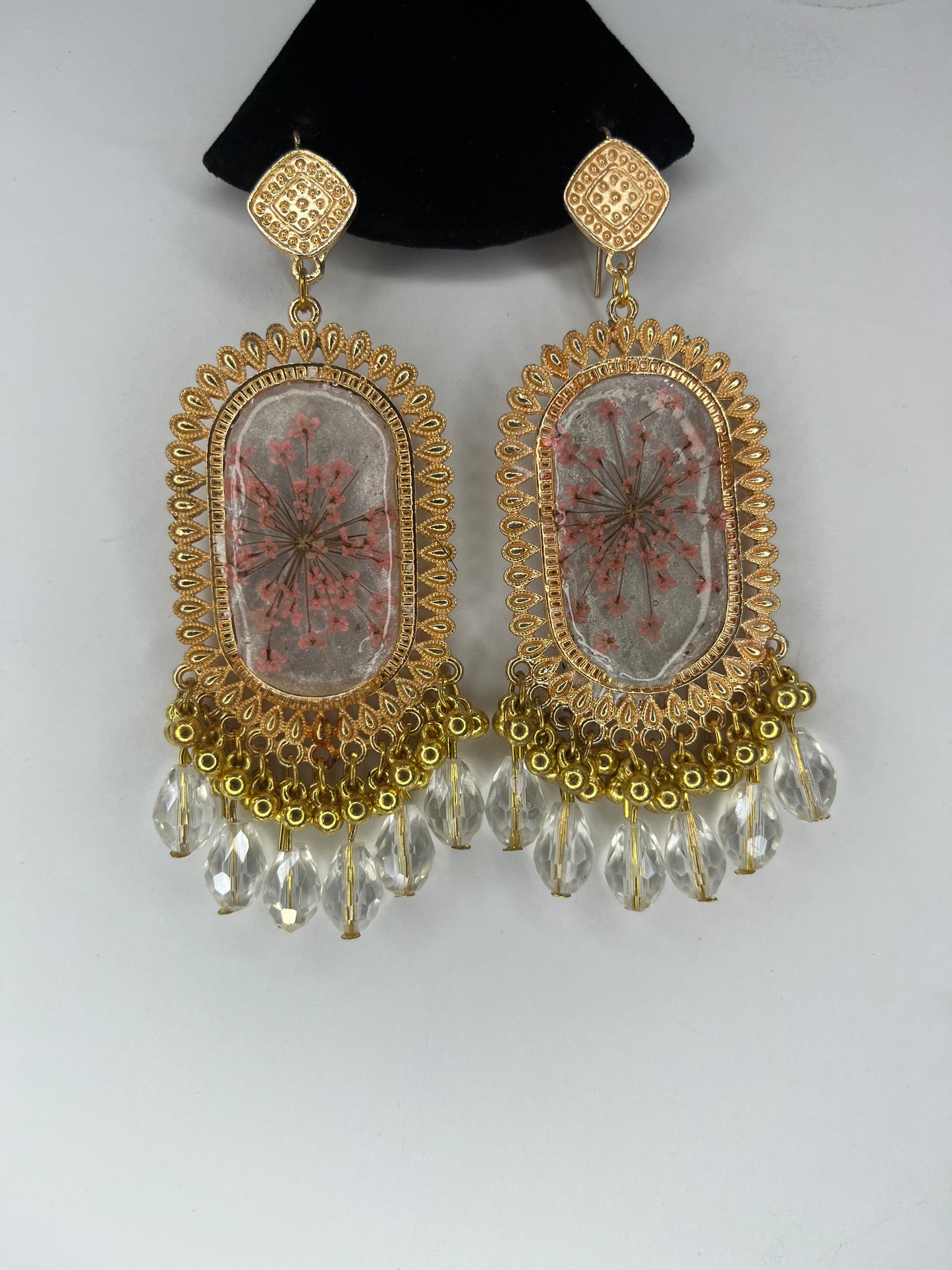 Owl Resin Art Earrings