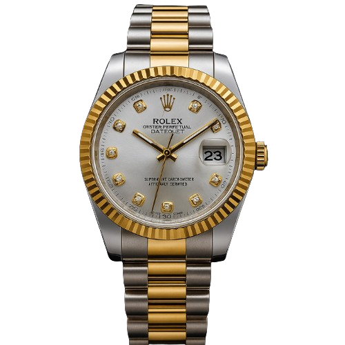 Stain-less Steel Ro_lex Watch With Date Ad_just Dial by Johri Vision