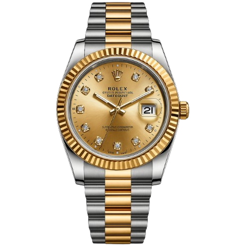 Stain-less Steel Ro_lex Watch With Date Ad_just Dial by Johri Vision