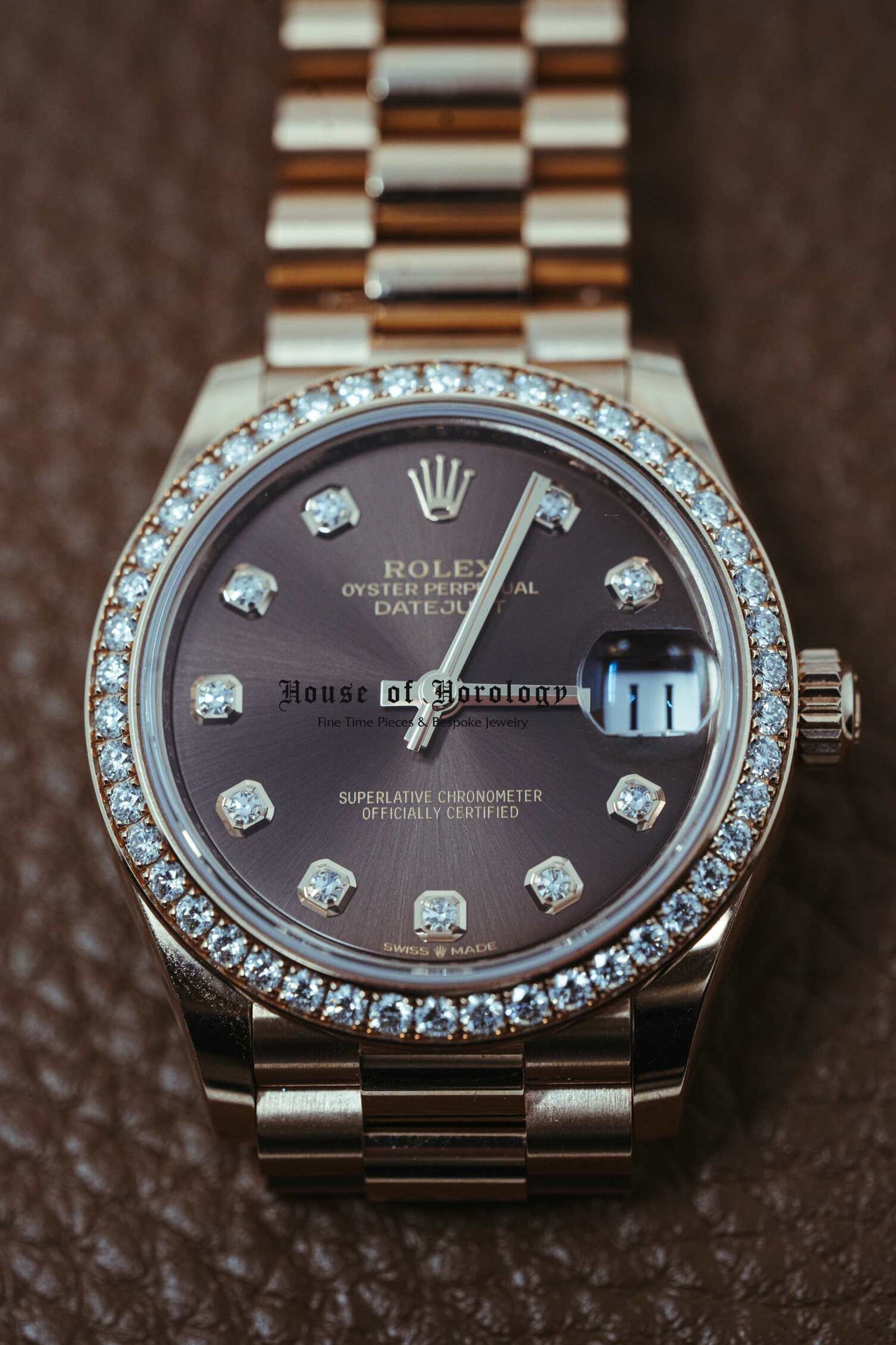 Rolex Datejust 31 Two Tone Everose Gold Chocolate Roman Pave 6 Dial 278271 | 2024 | 31mm