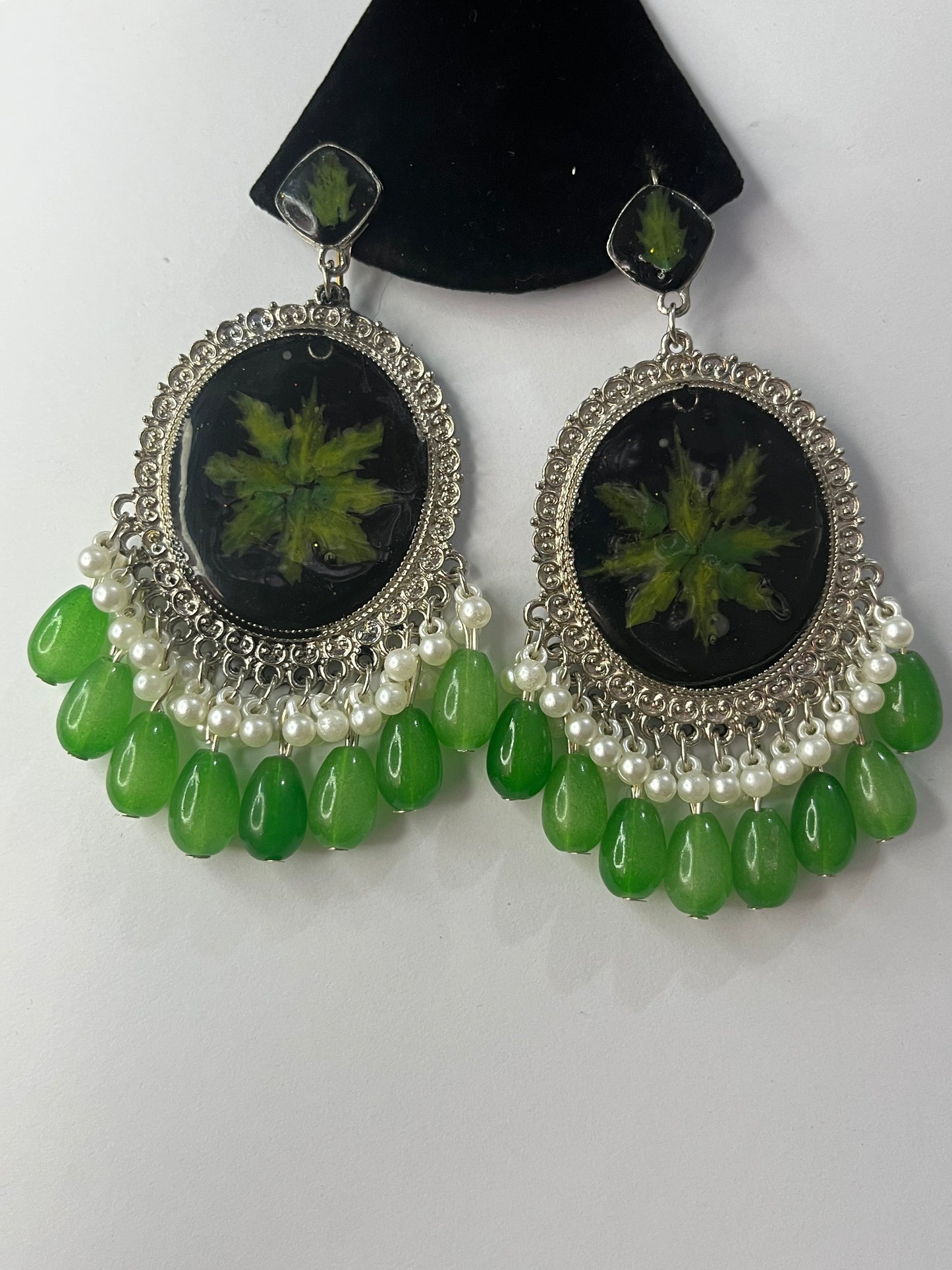 DreamGlow Resin Earrings – Perfect Wedding Match
