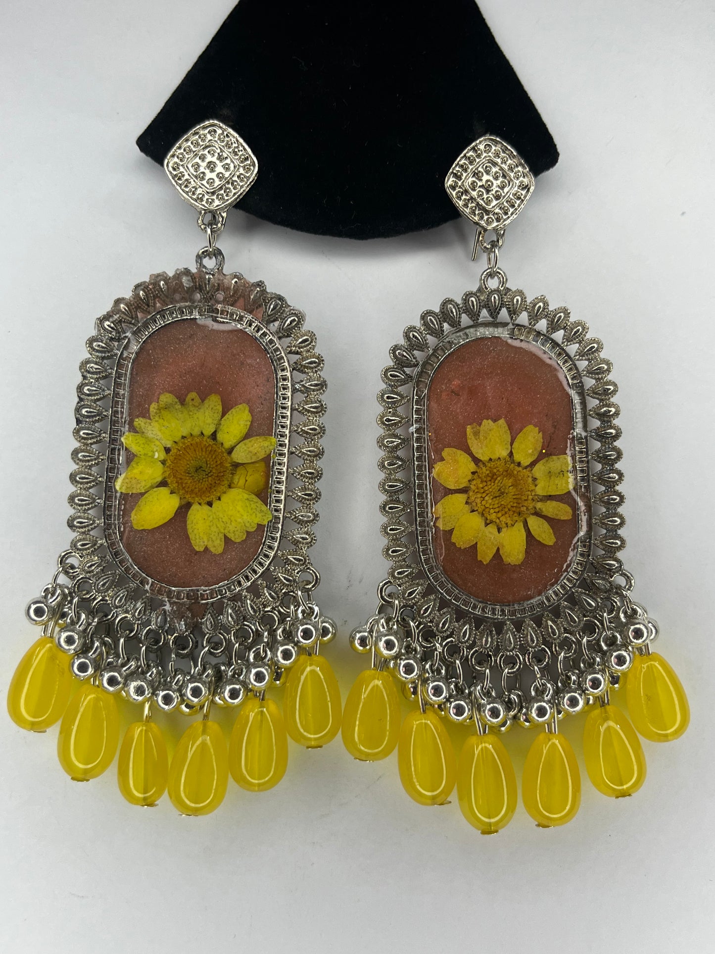 DreamGlow Resin Earrings – Perfect Wedding Match