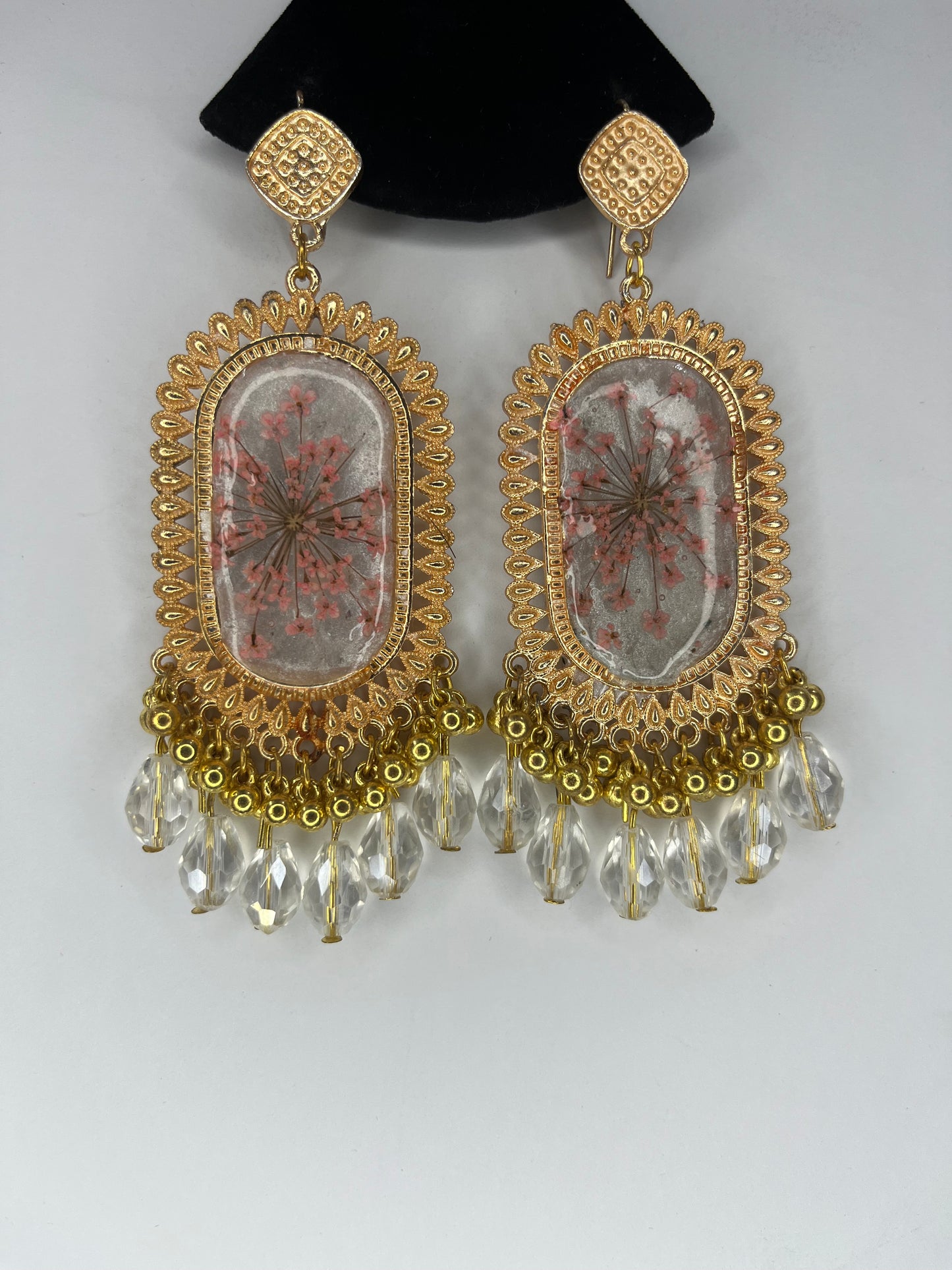DreamGlow Resin Earrings – Perfect Wedding Match