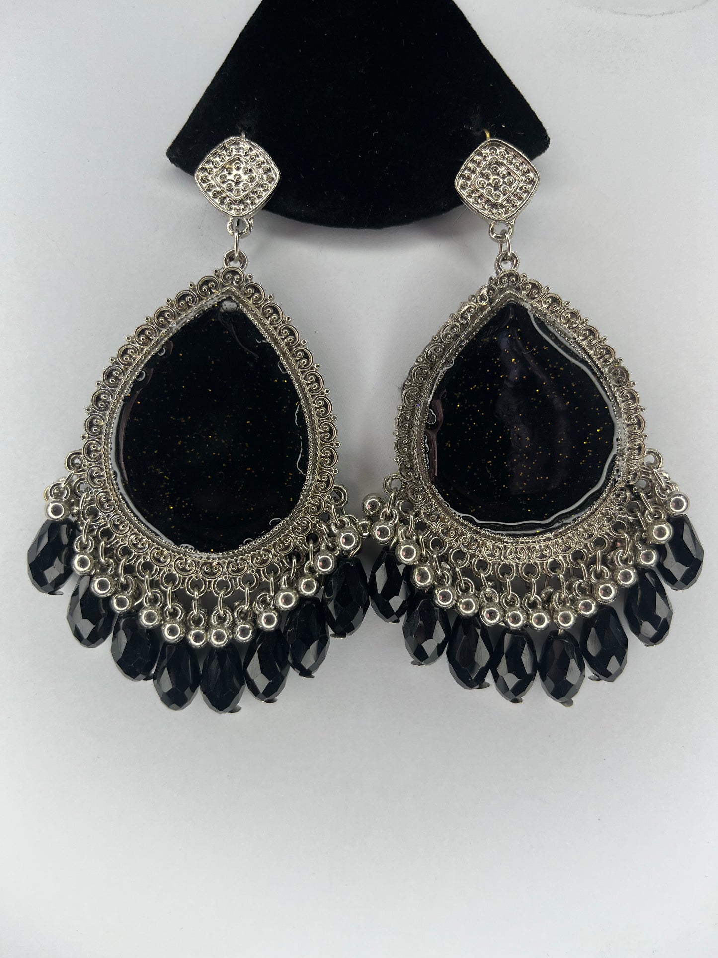 DreamGlow Resin Earrings – Perfect Wedding Match