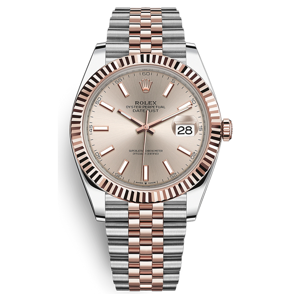 Rolex Datejust 41mm Sundust Dial Fluted Bezel 126331