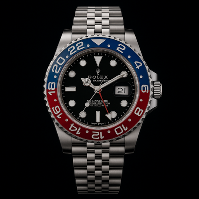 Rolex  Rotating Bazel Black Dial  – By Johri Vision