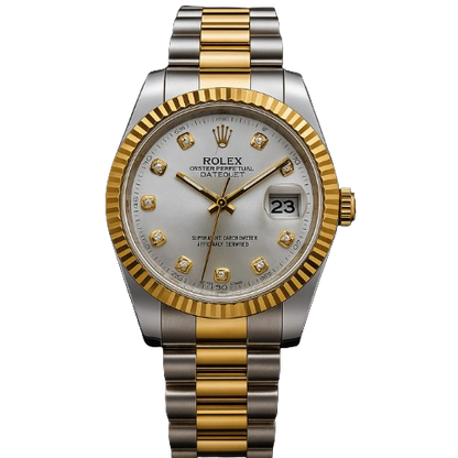 Stain-less Steel Ro_lex Watch With Date Ad_just Dial by Johri Vision