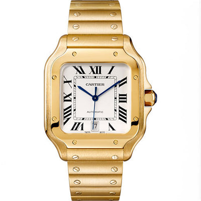Cartier Santos Yellow Gold 35mm Medium Size WGSA0030